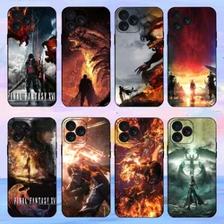 Game Final Fantasy Xvi Phone Case For iPhone 15 14 13 12 11 8 Mini Xr Xs X Xsmax Pro Max Plus Shell