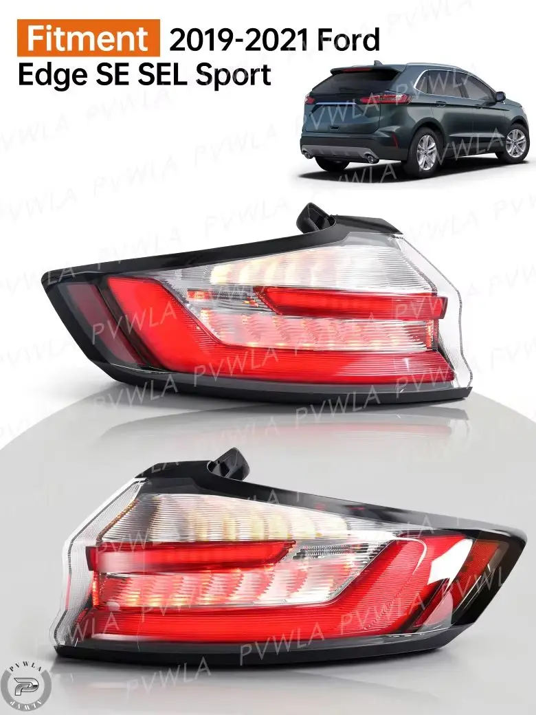 6 Pin Tail Lights Brake Lamp For US Version Ford Edge SE SEL Sport 2019 2020 2021 Rear Light Tail Lamp KT4Z13405G FO2804126