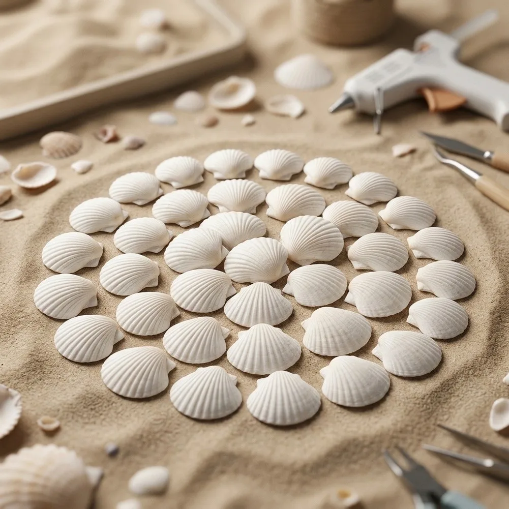 Weddings Decor Summer Parties Natural Scallop Shells DIY Beach Themed Decorations Wedding Decor Weddings Decoration