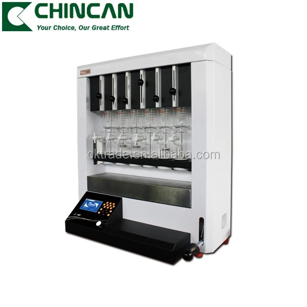 CHINCAN SOX406 Auto Soxhlet f at Analyzer RT+5C~280C With 4.3''LCD Screen