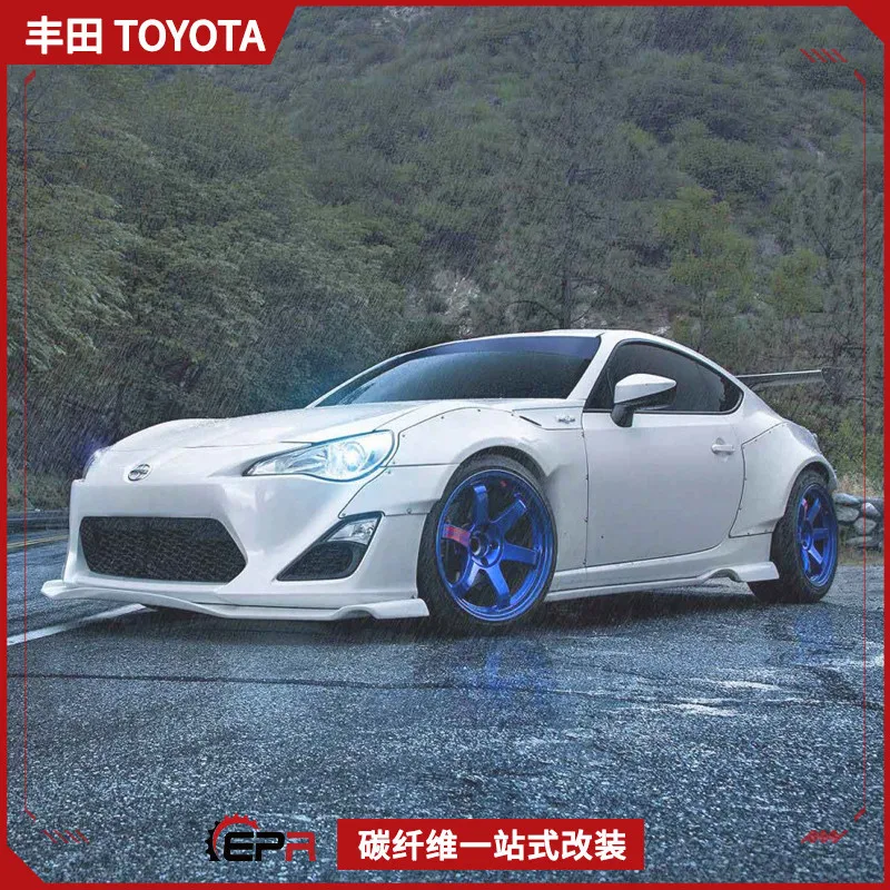 SAAR Compatible with Subaru BRZ Toyota 86 Rocket Bunny Full Set of Modification Parts Carbon Fiber Front and Rear Wide Body Kit