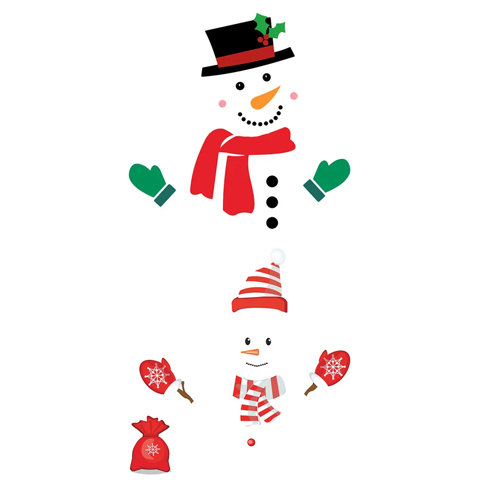 

2Pcs Christmas Magnetic Fridge Sticker Cartoon PVC Refrigerator Magnet Home Decoration Fridge Magnet Gifts Refrigerator Magnets