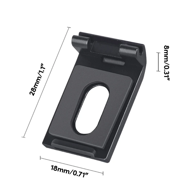 Mặt kim loại dành cho Hero11 Đen Mini Camera Hành Động Pin Giao Diện Bên Bao Chống Bụi Nắp Thay Thế