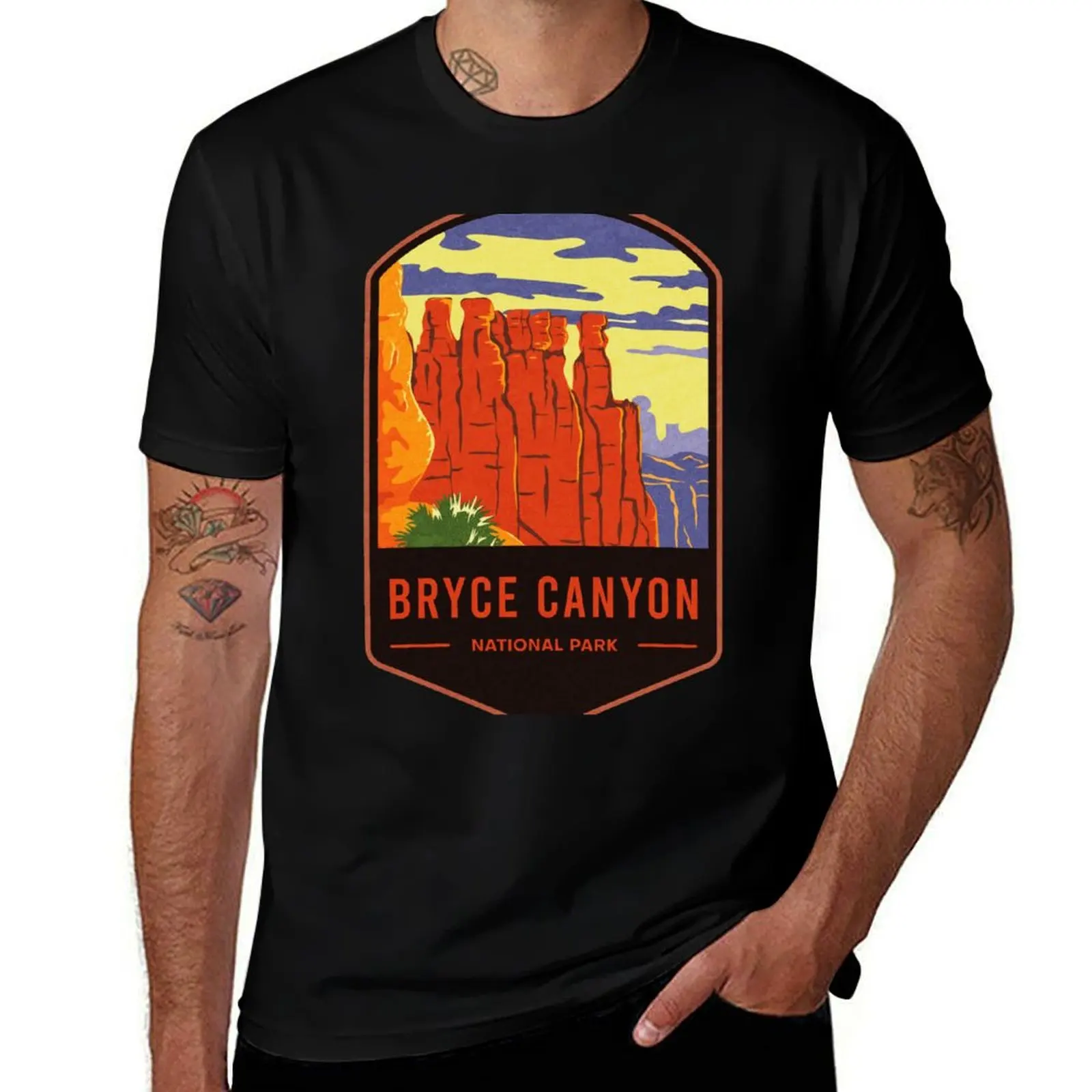 Bryce Canyon National Park T-Shirt Running Gym Short Sleeve Sports Tee T-Shirt