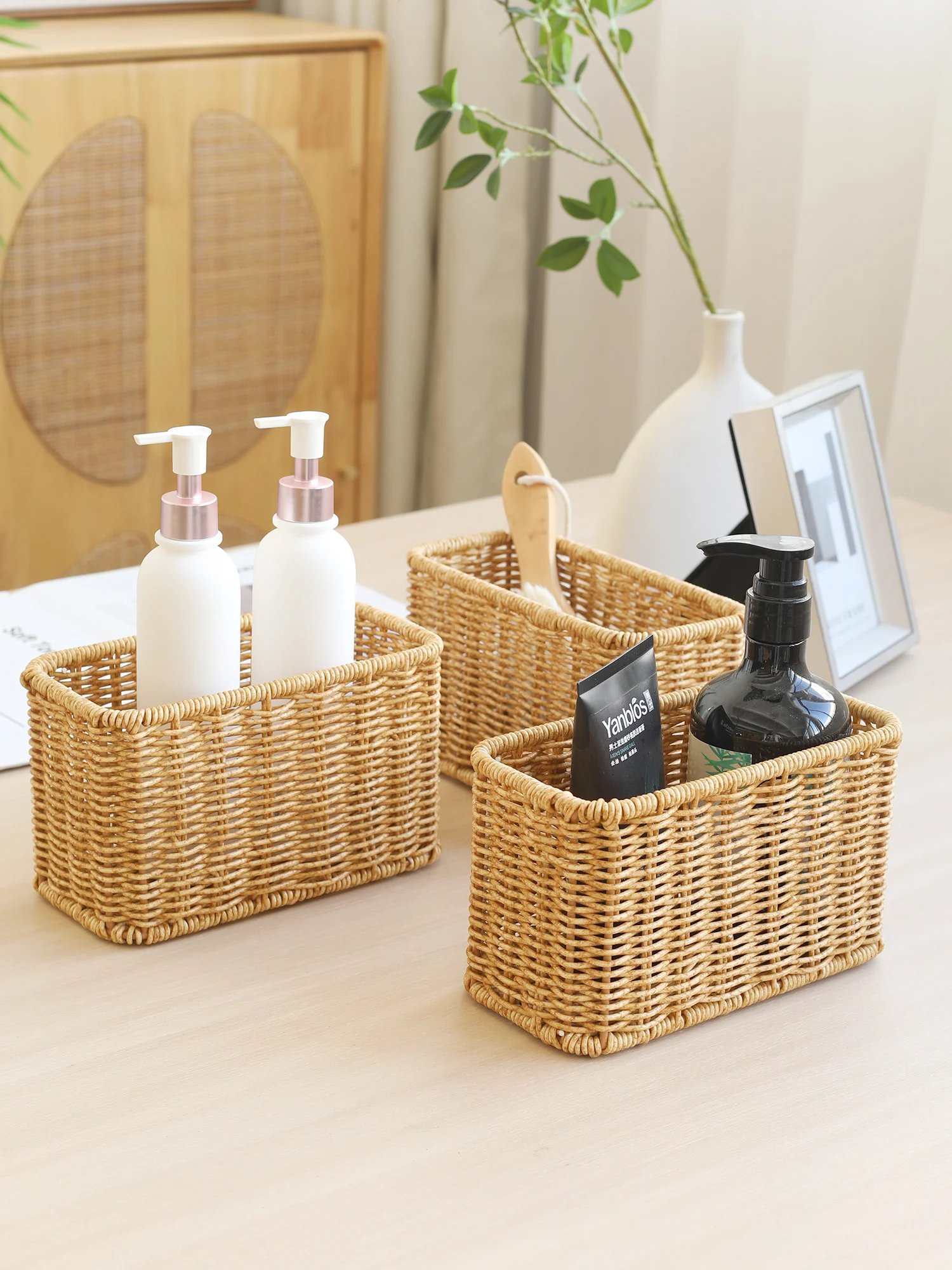 

Корзина для хранения Wier, органайзер для ванной и прихожей, для хранения мелочей, косметики и средств по уходу за кожей