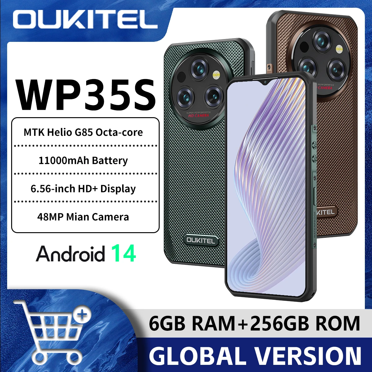 Oukitel WP35 S 4G Rugged Smartphone 6.6