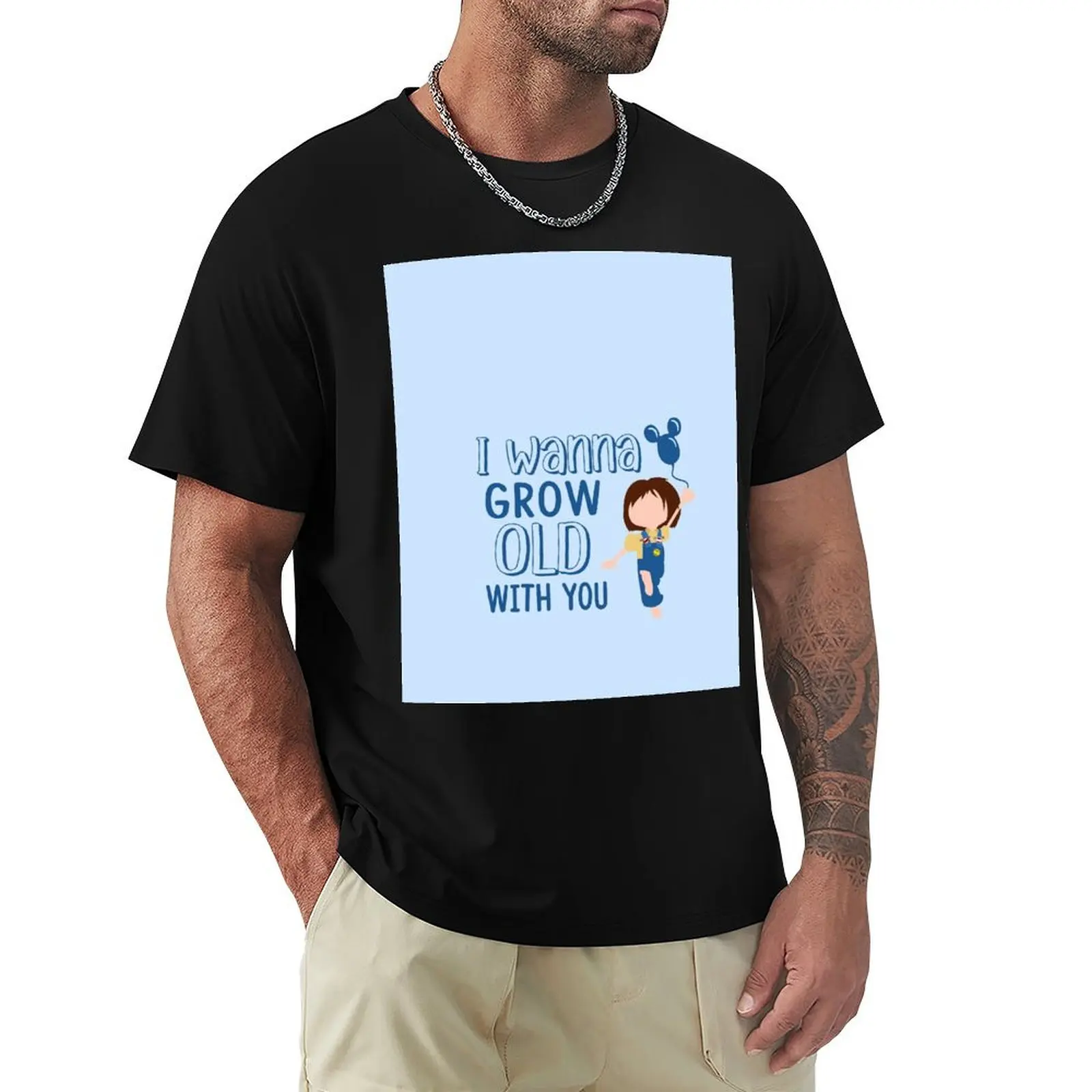 

I Wanna Grow Old With You T-Shirt blacks luxury t-shirt tees mens clothing