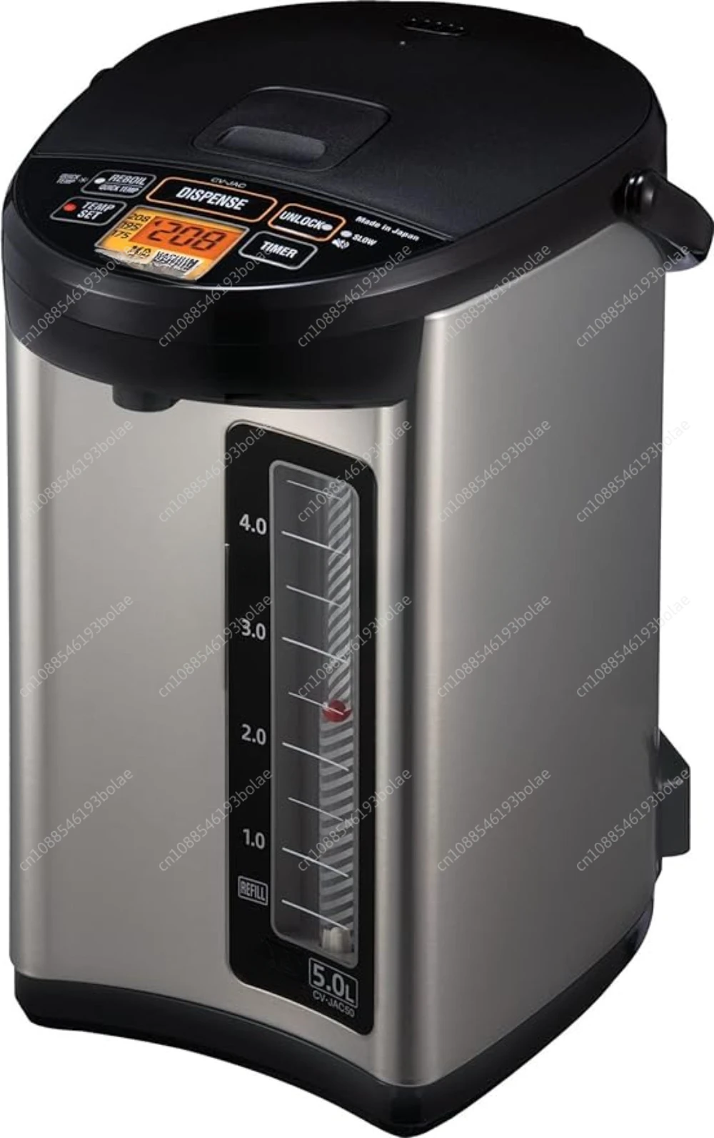 CV-JAC50XB, VE Hybrid Water Boiler & Warmer, 5.0 Liter, Stainless Black,