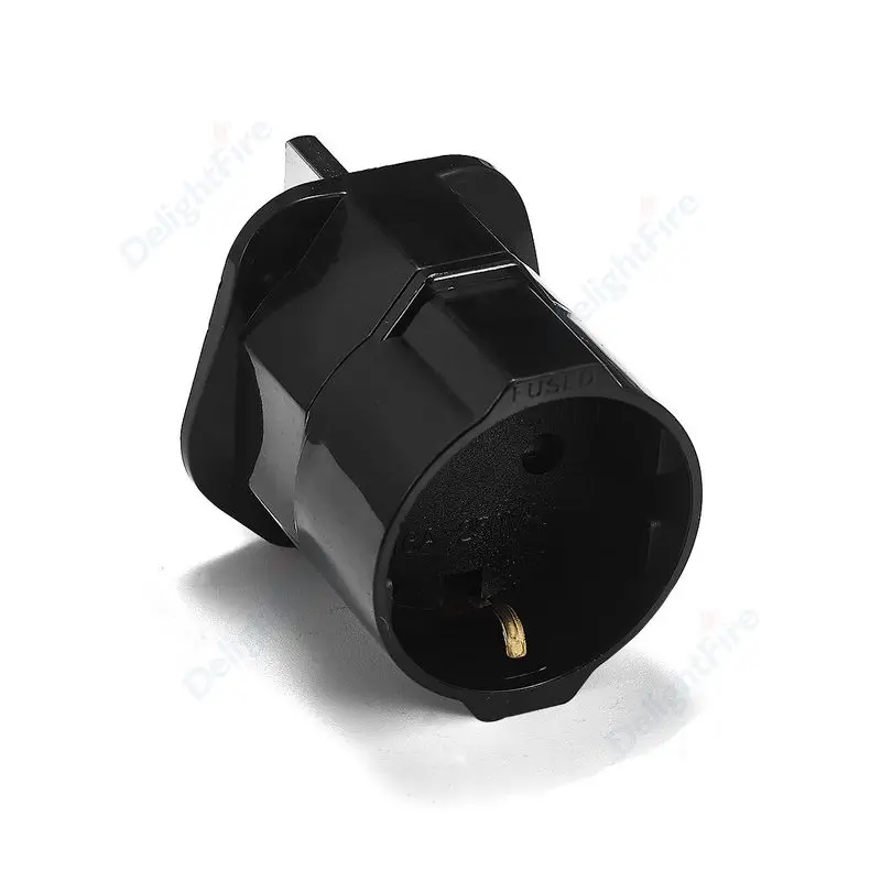 UK Plug Adapter Korea KR Euro European EU To UK British Travel Adapter 3Pin Plug Type G EU AC Converter Socket Power Adaptor