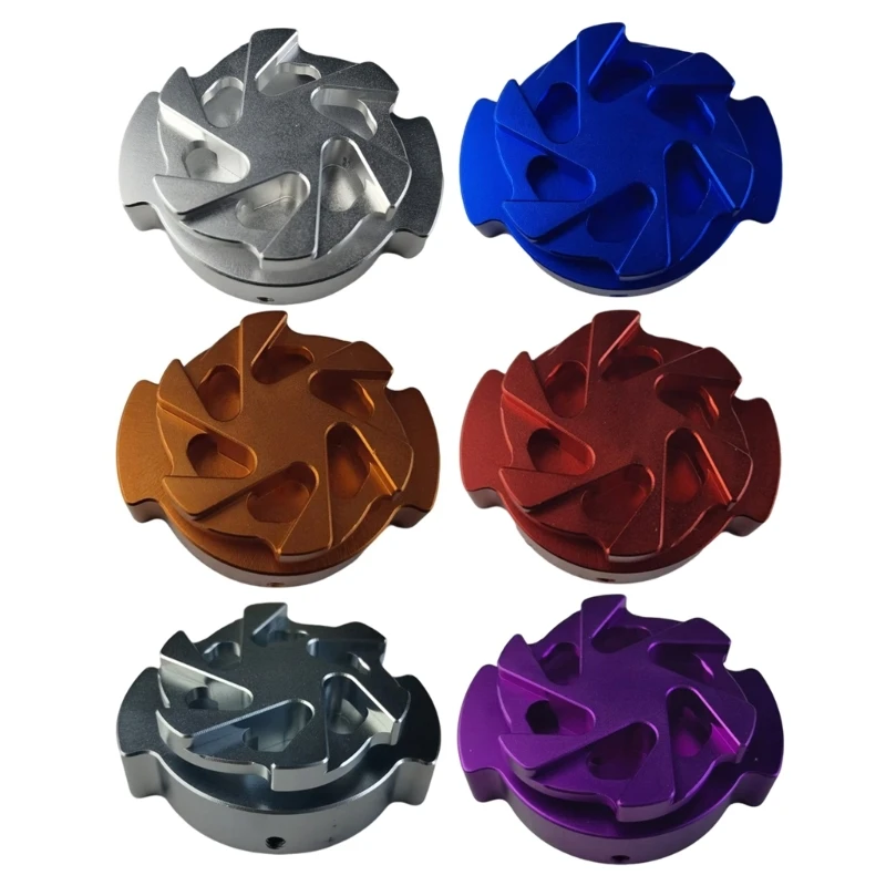 Y4UA Customizable Motorcycle Lid Aluminum Alloy Upgraded Part 6 Color Option