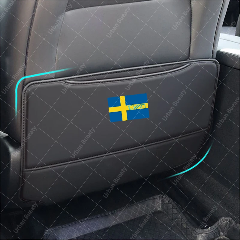 Car Anti-dirty Pad Seat Back Protective Mat Anti Kick Pad Car Accessory For Polestar Cyan Racing Polestar 1 Polestar 2 3 4 5 6