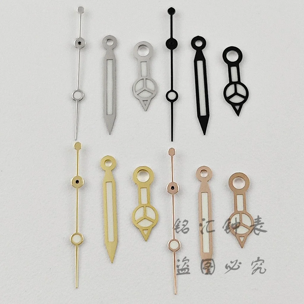 NH35 SUB Hands C3 and BGW9 Luminous Rose Gold Silver Gold Watch Hands For NH34 NH35 NH36 NH38 4R35 Movement Watches Pointers