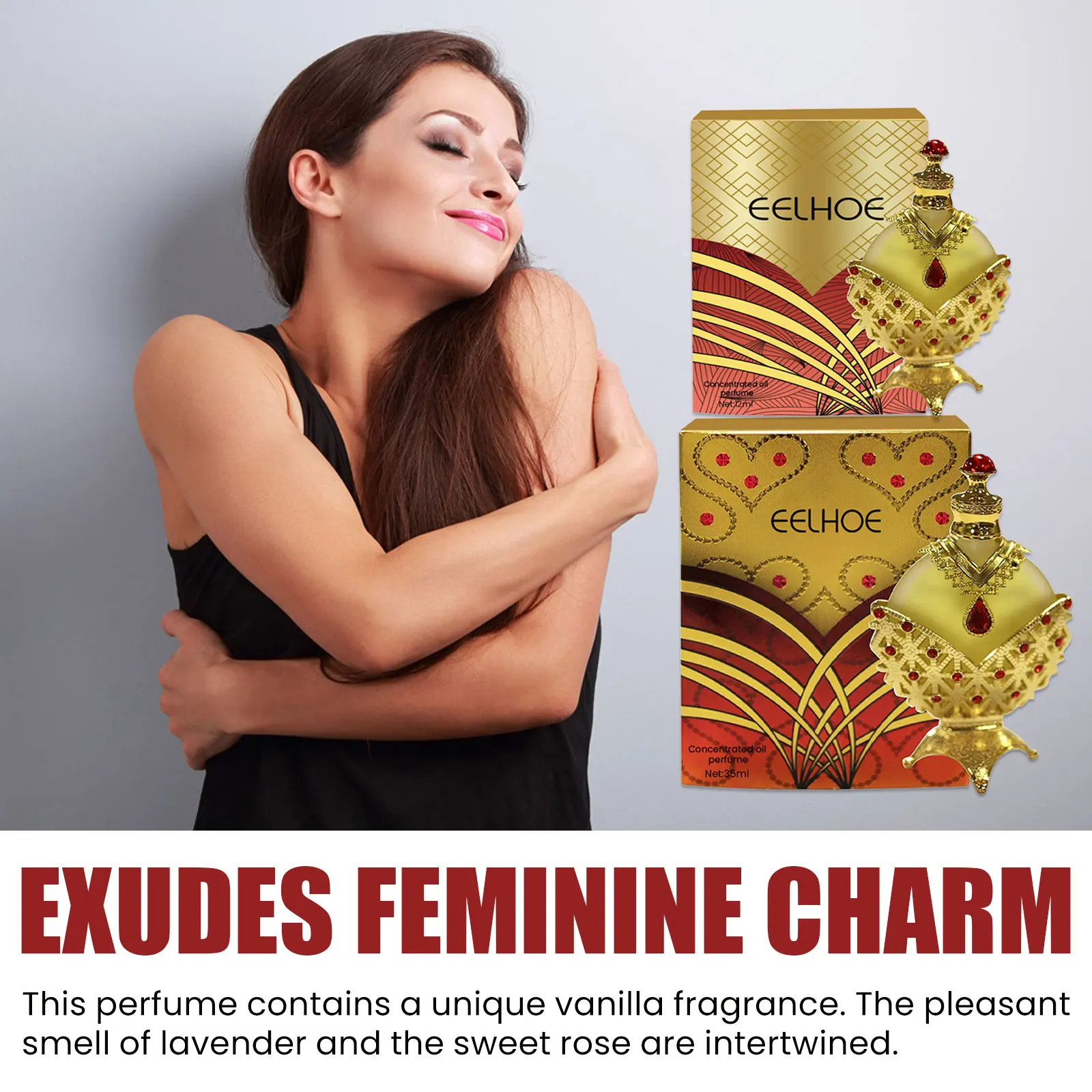 Sexuellement concentré pour femme, parfum floral charmant, parfum sexy, parfum durable, flirt naturel, parfum attrayant, parfum de rencontre