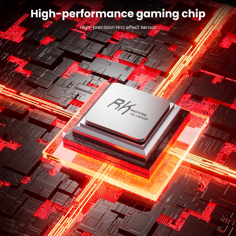 RK ROYAL KLUDGE M75 HE لوحة مفاتيح الألعاب RT0.01mm 8000 هرتز 0.24 مللي ثانية 81 PBT مفاتيح RGB السلكية الرياضة الإلكترونية المغناطيسي الميكانيكية طوقا #3