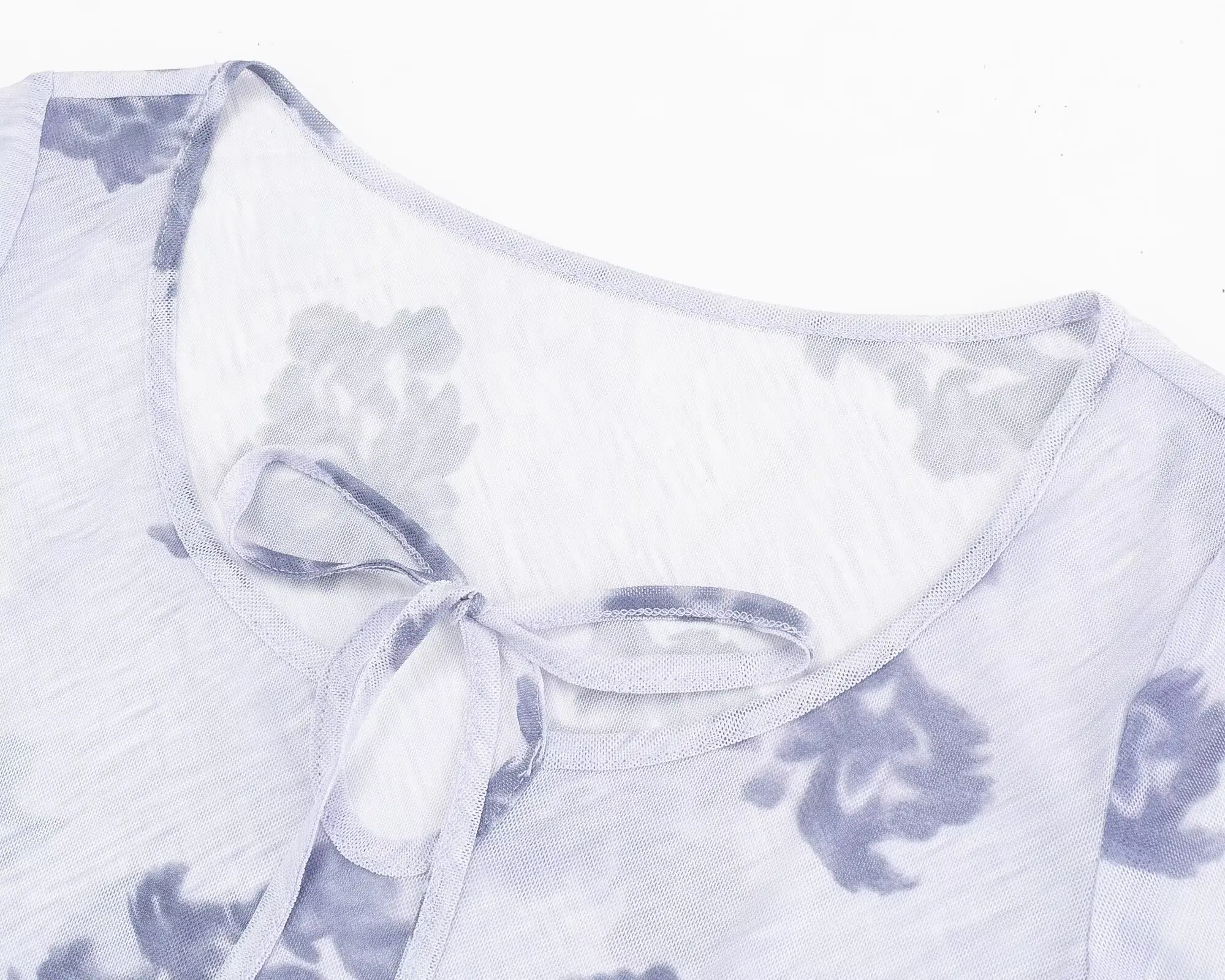 여성용 플로럴 프린트 메쉬 플레어 슬리브 미디 드레스와 캐미솔 드레스 세트