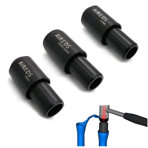 AIREDS 자전거 프론트 포크 더스트 씰 설치 도구 키트, 폭스 록스용, 28mm, 32mm, 34mm, 35mm, 36mm, 40mm 파이프 직경 드라이버 도구