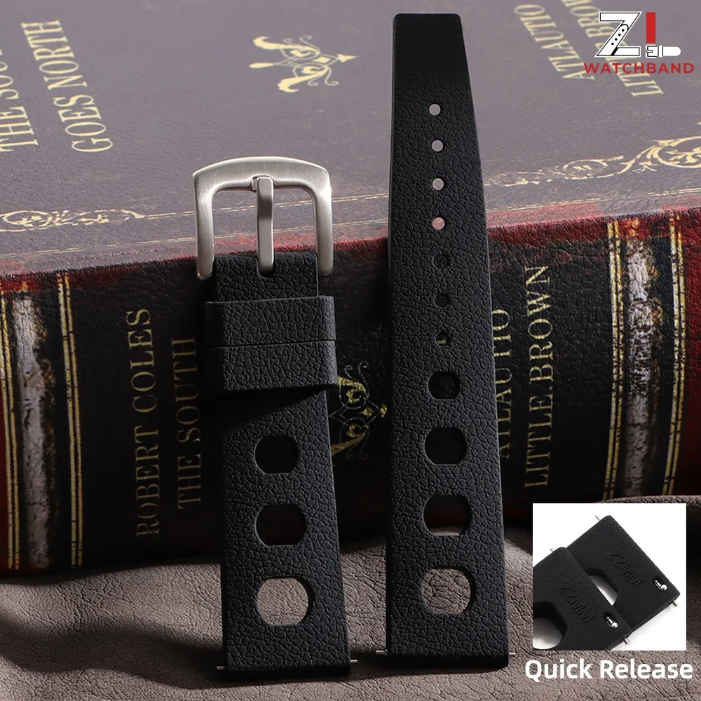20mm 22mm Tropical Silicone Strap Quick Release Watch Band New Soft Tropical Rubber Strap Universal Men Women Smart Watch Strap