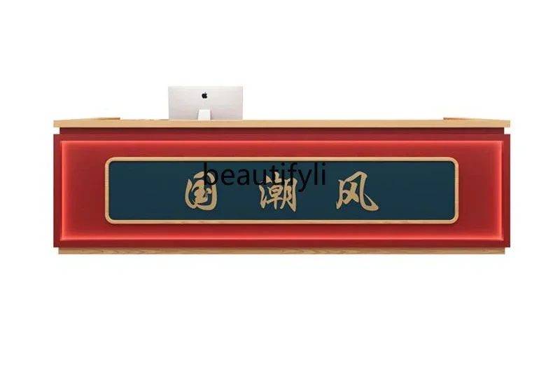 

Wedding supplies bar front desk, hot pot restaurant barbecue shop checkout page reception desk