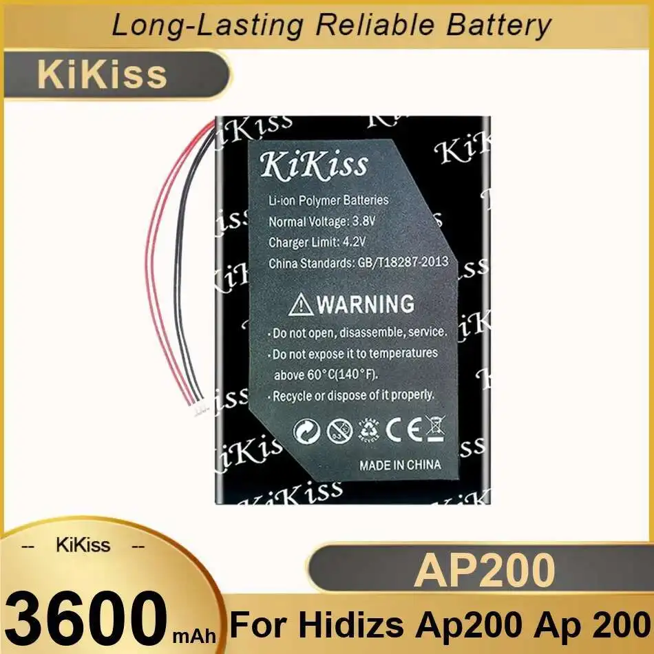 

Для Hidizs AP200 AP 200 аккумулятор аудиоплеера 3600 мАч стабильный