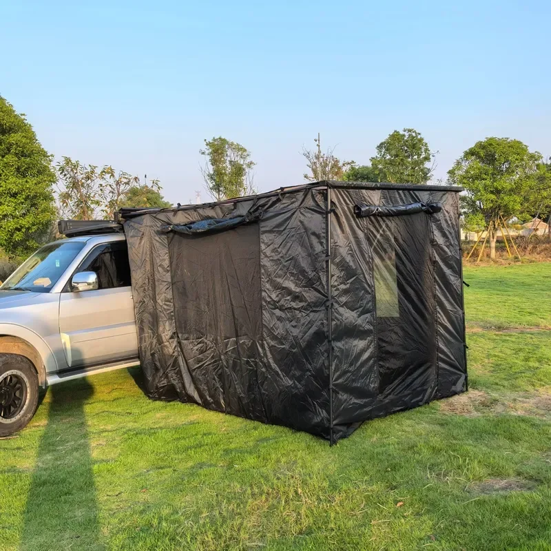 High-end automatic rebound aluminum alloy shell, side tent pull-out type, driving side tent, rainproof, sunscreen, windproof