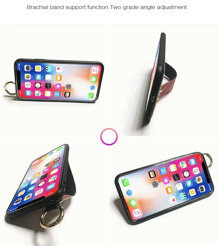 3D Relief Case For iPhone 16 15 14 13 12 11 Pro Max Mini XS XR 7 8 Plus Cover Hand Band Stand Holder Retro Embossed Shell Funda