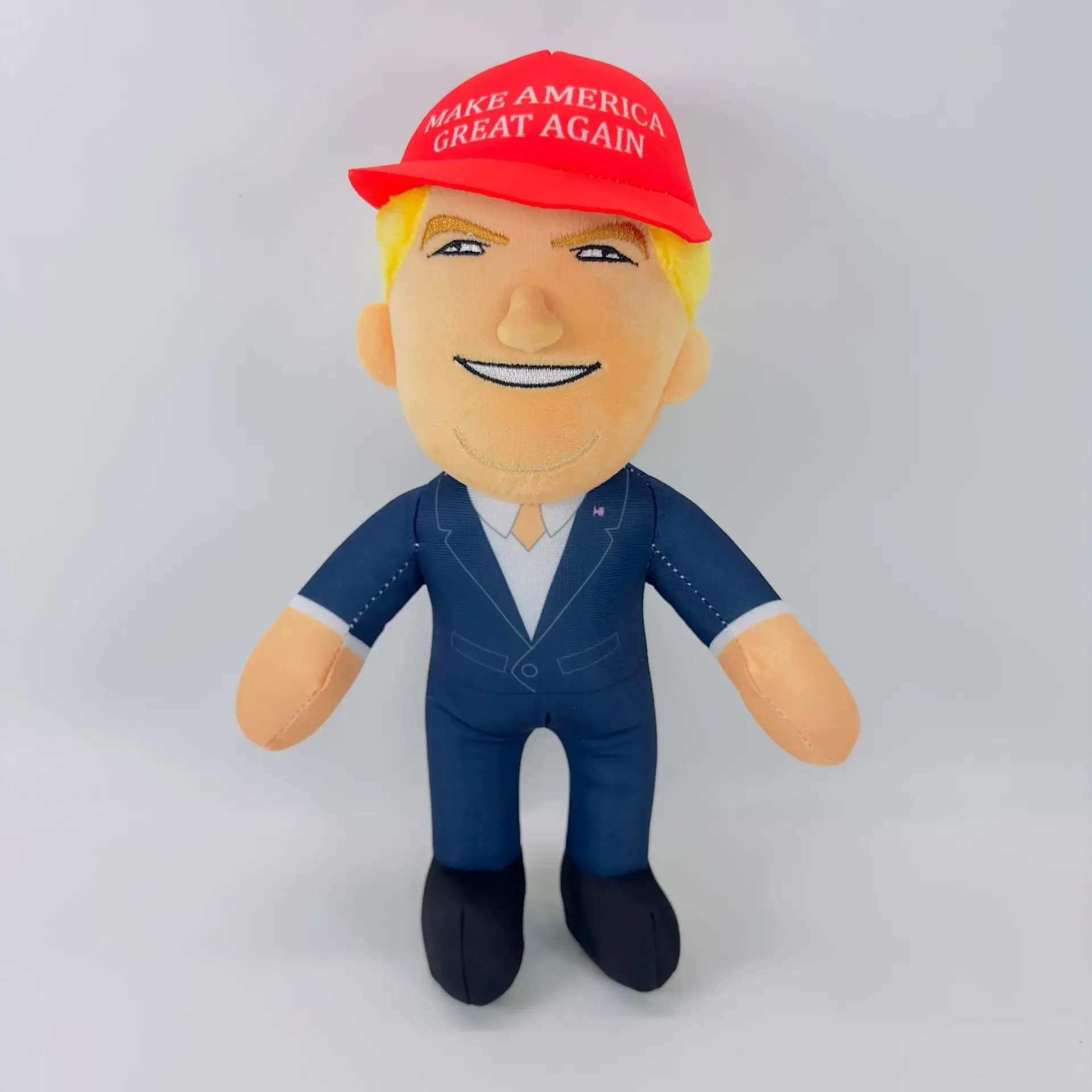 2024 New Trump Standing, Dressing, Cartoon Celebrity, Children's Series, Plush Doll, Cute Christmas Children's Adult Gift