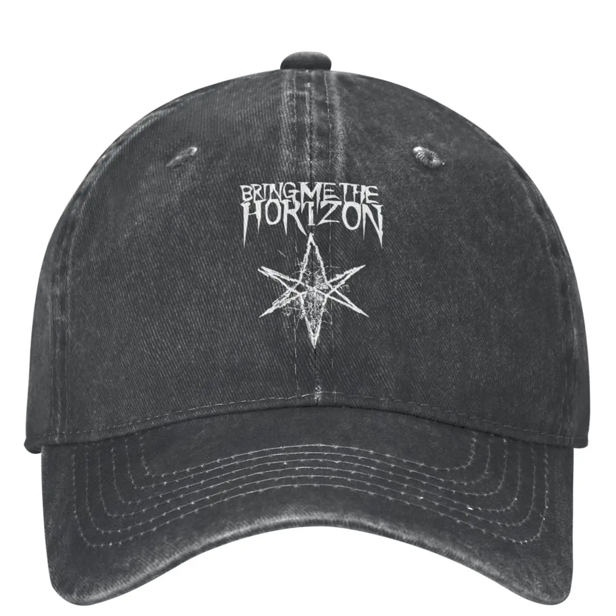 Vintage BMTH Horizons Emo Band Baseball Caps Men Women Distressed Cotton Snapback Hat death metal Outdoor Running Golf Hats Cap