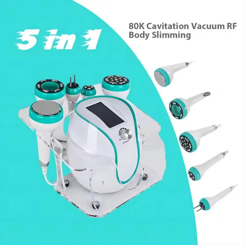 

5 in 1 80k Sounic RF Fat Burning Machine Vacuum Cavitation System 80k Slimming Machine
