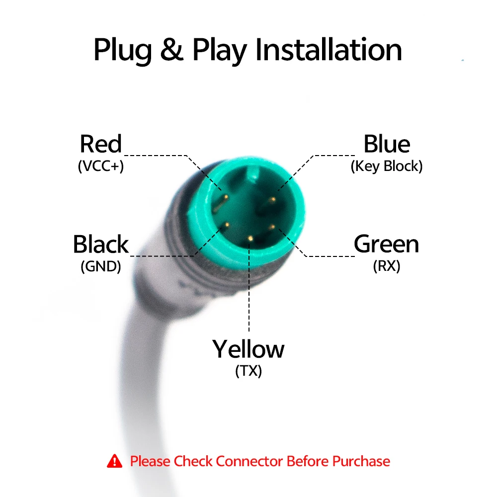 Ebike LCD 계기판 디스플레이 48V 알루미늄 합금 미터 방수 패널 ChamRider Ebike 용 5Pin 전기 자전거 액세서리