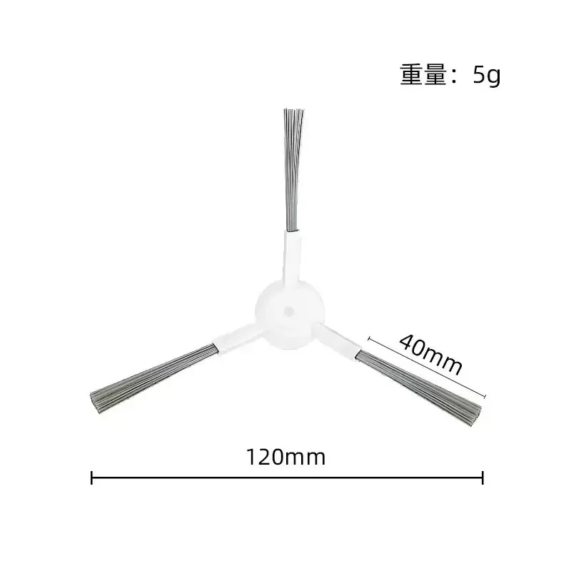 Para aspiradora robot Xiaomi X20 Plus, accesorios de limpiaparabrisas y rejilla, cepillo lateral principal, filtro HEPA, repuestos y bolsa de polvo 6