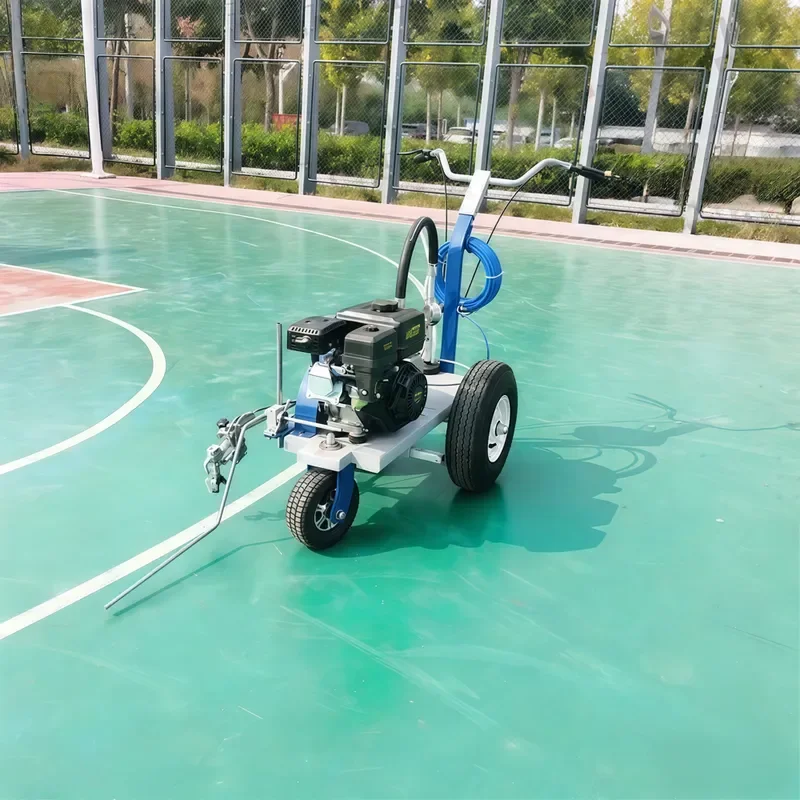 New User Friendly 6.5HP Cold Coating Road Marking Machine for Parking Lot Marking