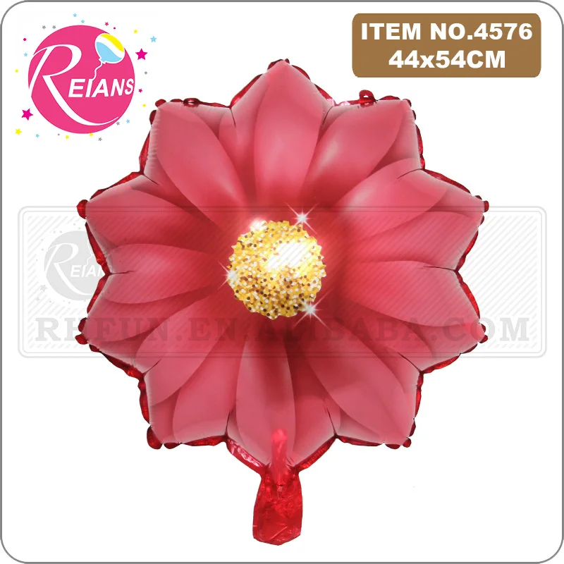 Sunflower Flower Foil Balloons Red Rose Purple Yellow Birthday Party Baby Shower Valentine\'s Day Wedding suppliers Decoration