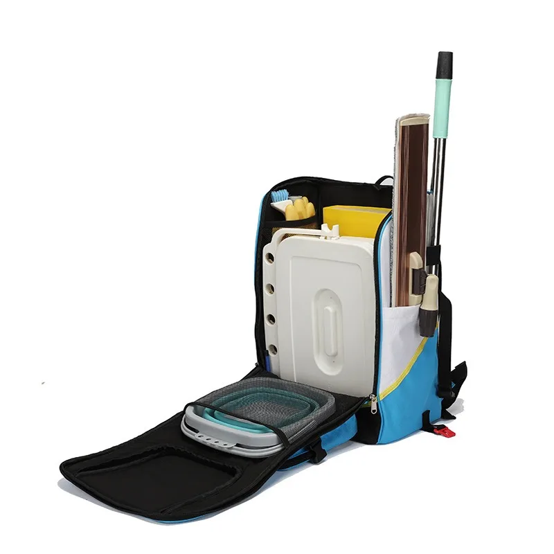 Large Capacity Multi-functional Domestic Cleaning Kit, Backpack Appliance, Cleaning Rod Kit, Hardware para eletricista e madeira