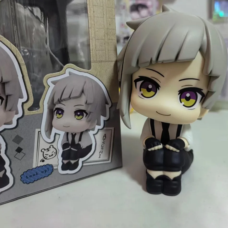 In Stock Bungo Stray Dogs 7CM Dazai Osamu Figurine Nakahara Chuuya Action Cute Q version Figure Collection Noodle Stopper Gift - view 3