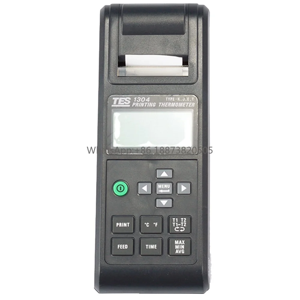 

TES-1304 K/J/E/T Type Thermometer Temperature Tester with Printer