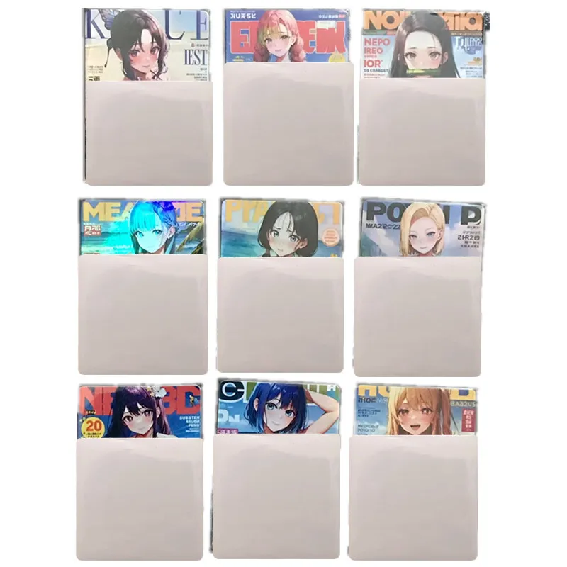 9pcs/set Homemade Anime Sexy Card Dragon Ball Demon Slayer Kimetsu No Yaiba Cover Magazine ACG Game Toy Gift Collection Card