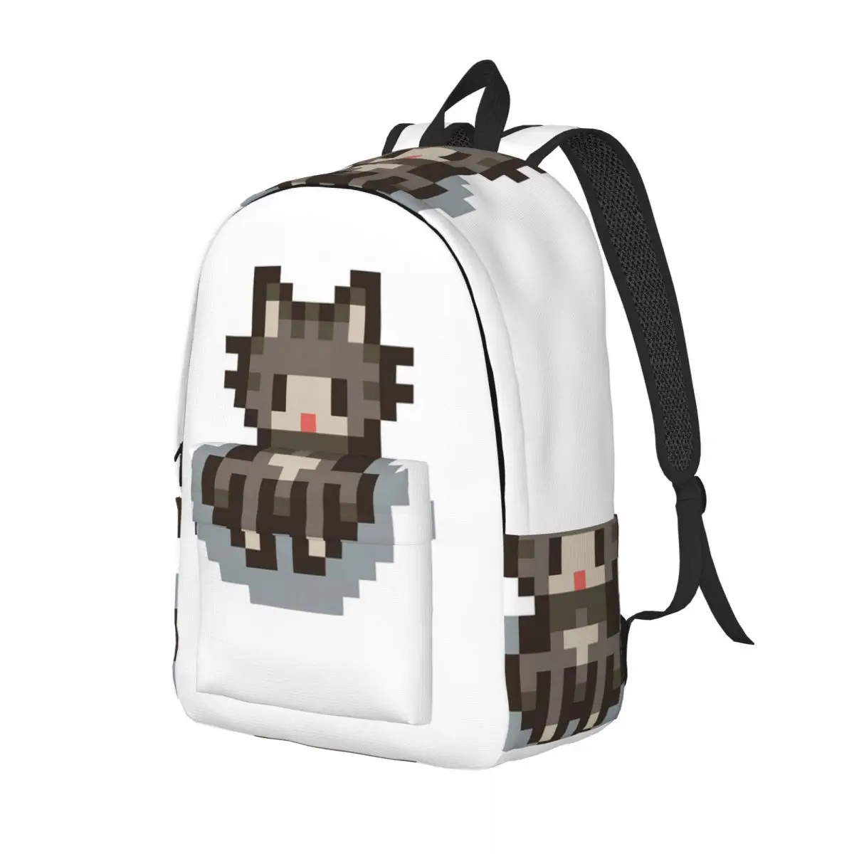 

Cat ( Grey ) Student Backpack School Bag Hiking Travel Daypack for Boys Girls Fashion Bookbag Shoulder Bags
