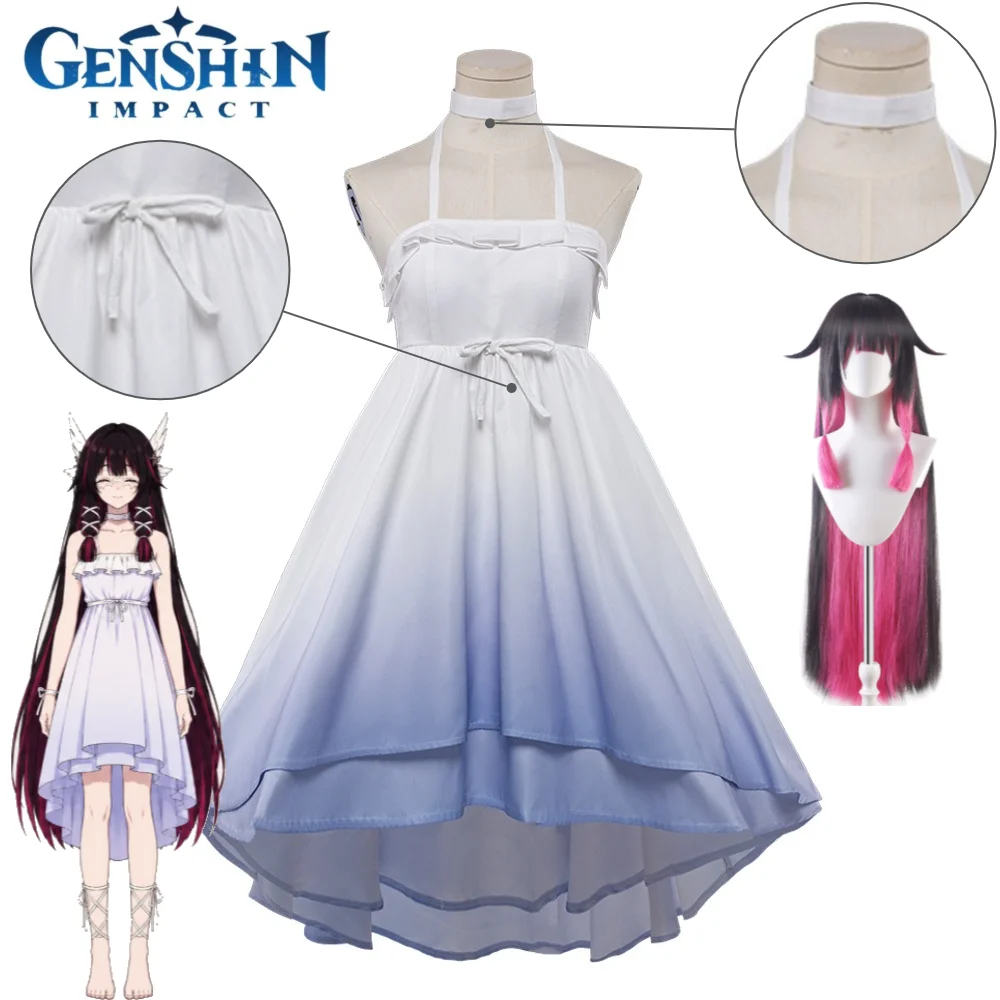 Anime Cosplay Outfit Girl - Комплект для косплея Genshin Impact: серия