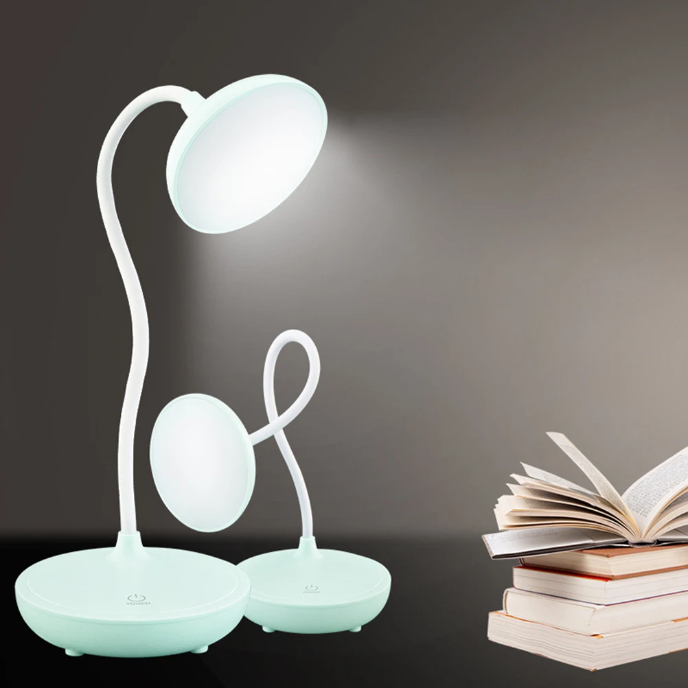 

Touch Control Eye Protection Desk Lamp Usb Charging Book Light 360° Rotation Blue For Office Home Bedroom Study Decoration