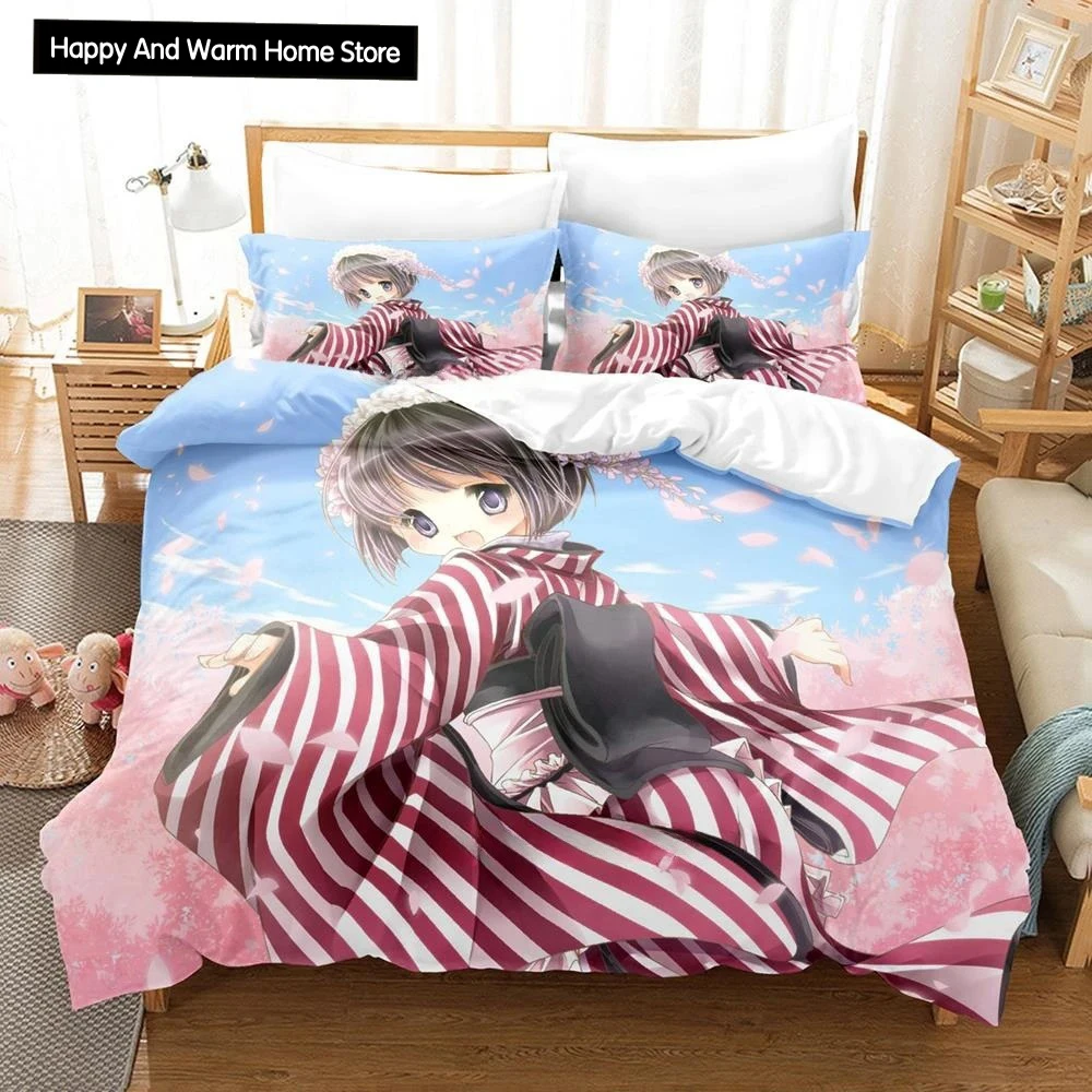 

3D Anime Croisée In A Foreign Labyrinth Bedding Set Single Twin Full Queen King Size Bed Set Adult Boys Bedroom Duvetcover Sets
