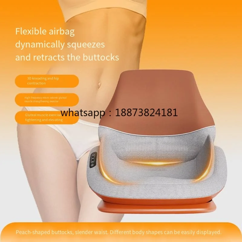 

Relaxing Electric 3D Kneading Massage Seat Cushion Heated Back Buttocks Shiatsu Vibration Foot Massager for Body Application fas