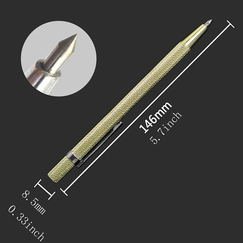 Diamant Metalen Marker Graveren Pen Wolfraamcarbide Penpunt Stylus Pen Voor Keramische Metaal Hout Graveren Handgereedschap