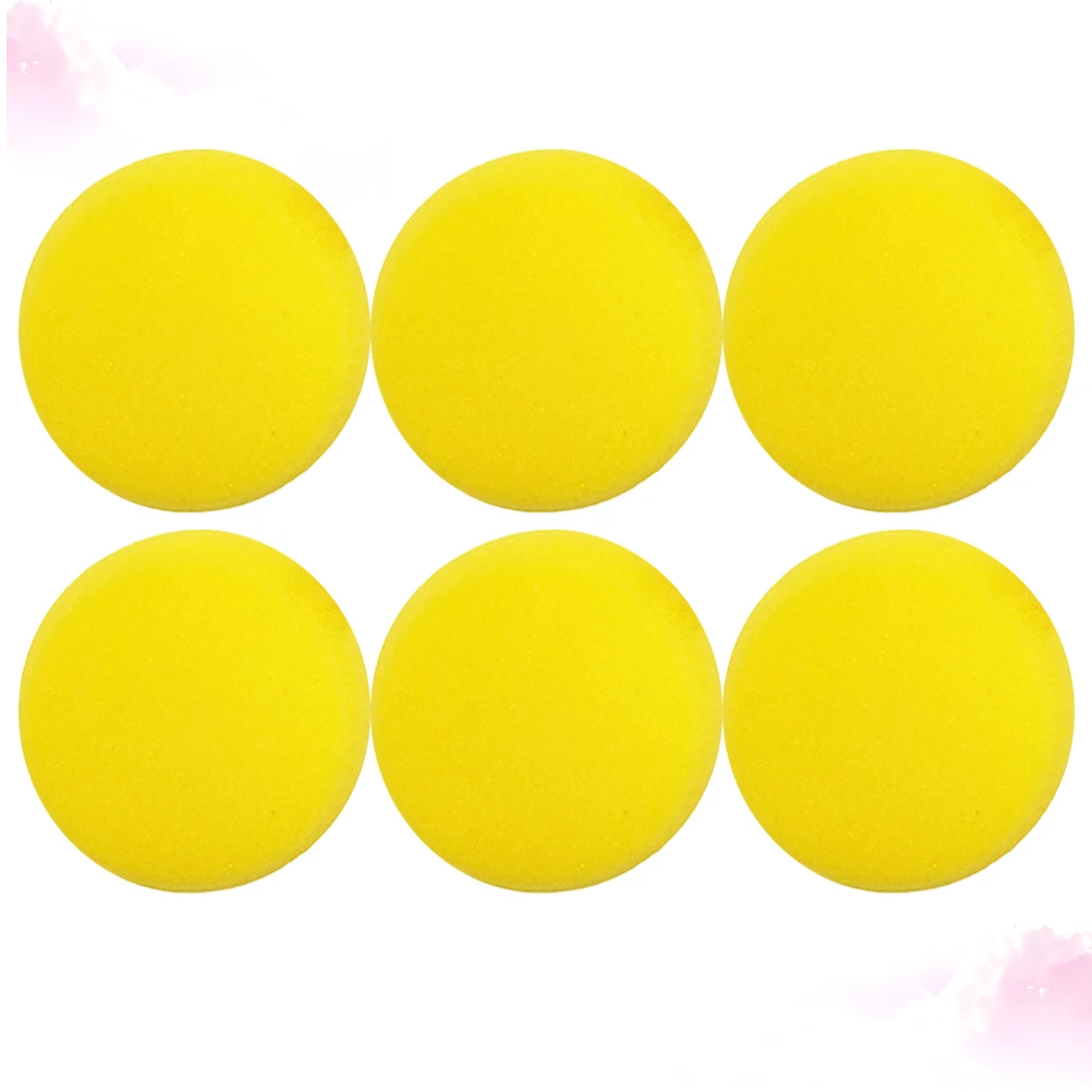 

6Pcs Round Sponge Brush Set Portable Safe Painting Tools for Graffiti Drawing Doodling DIY Projects Stimulates Imagination