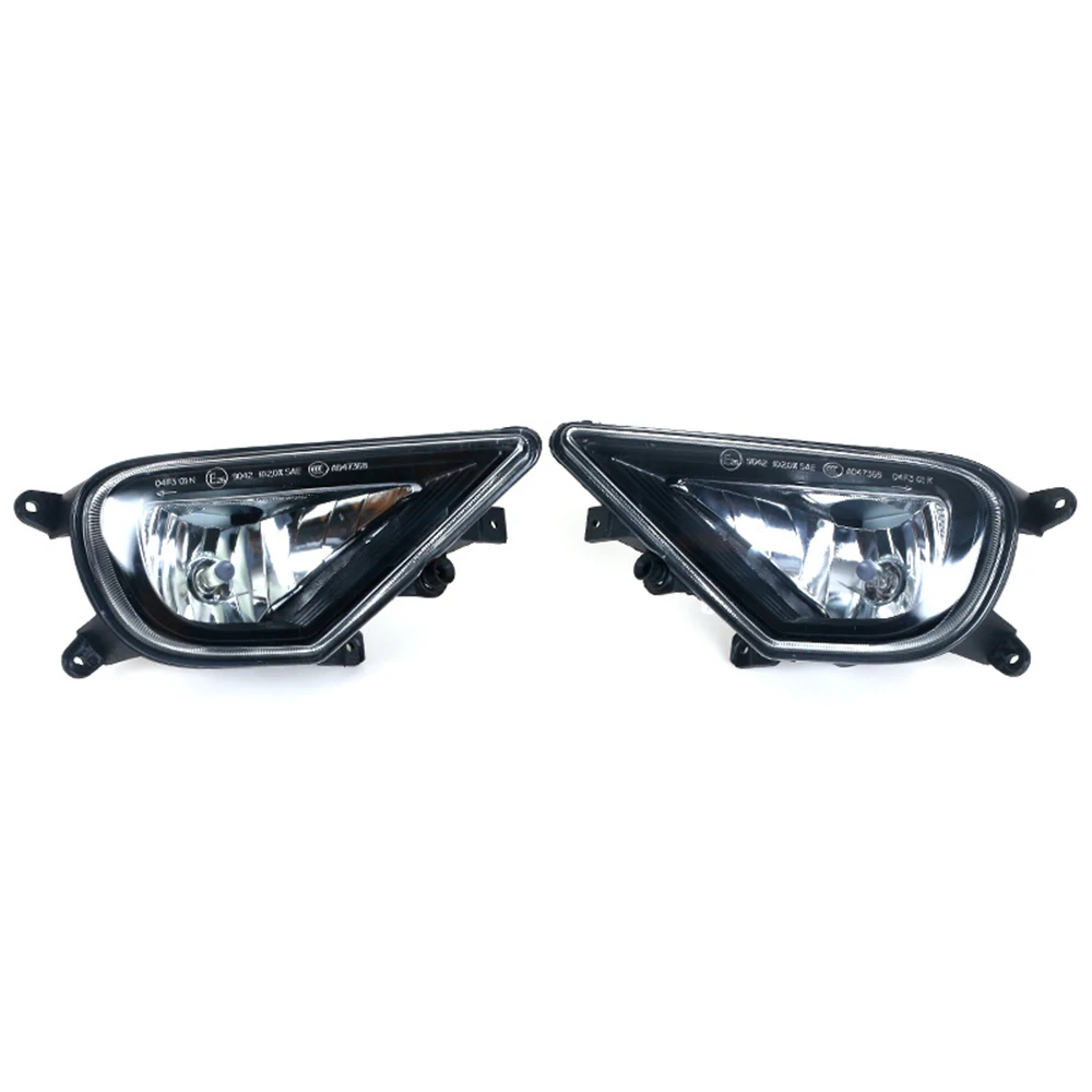 

Car Fog Lamp Front Bumper Fog Light Lamp with Bulbs Left+Right for Touareg 2016 2017 2018 7P6941699G 7P6941700G