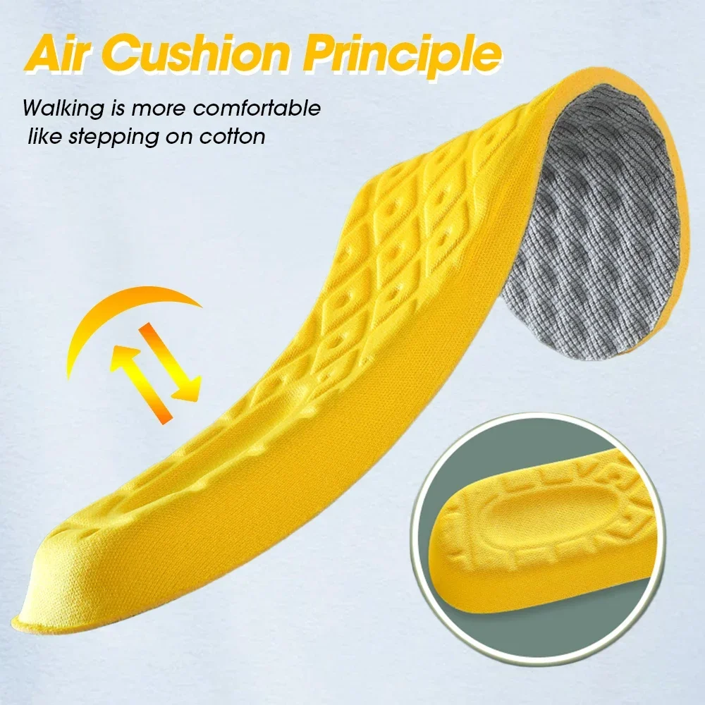 Plantar Fasciitis Template Shoe Pads Inserts Women Man Sneakers Orthopedic Arch Insoles for Shoes Flat Foot Memory Foam Insole