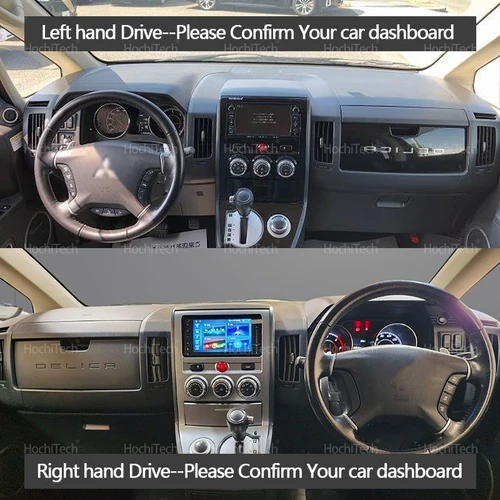 Imagen 2 del producto Cubierta del salpicadero del coche 2013 evitar la almohadilla de luz cubierta de plataforma de instrumentos alfombra para Mitsubishi Delica D:5 D5 D-5 5Gen 2007-2018