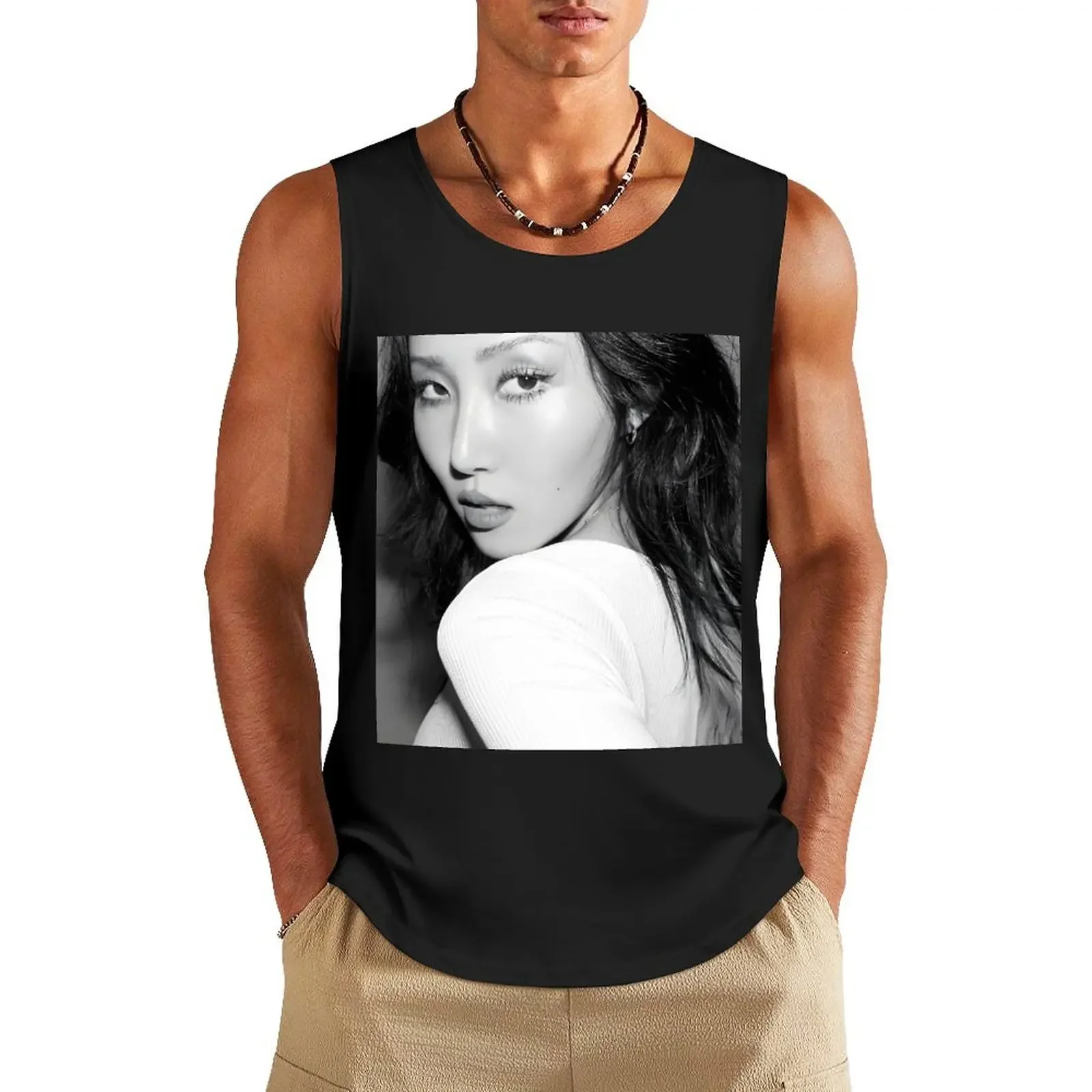 

Hwasa MAMAMOO Killing Voice PhotoShoot Tank Top gym top men clothes Sleeveless men