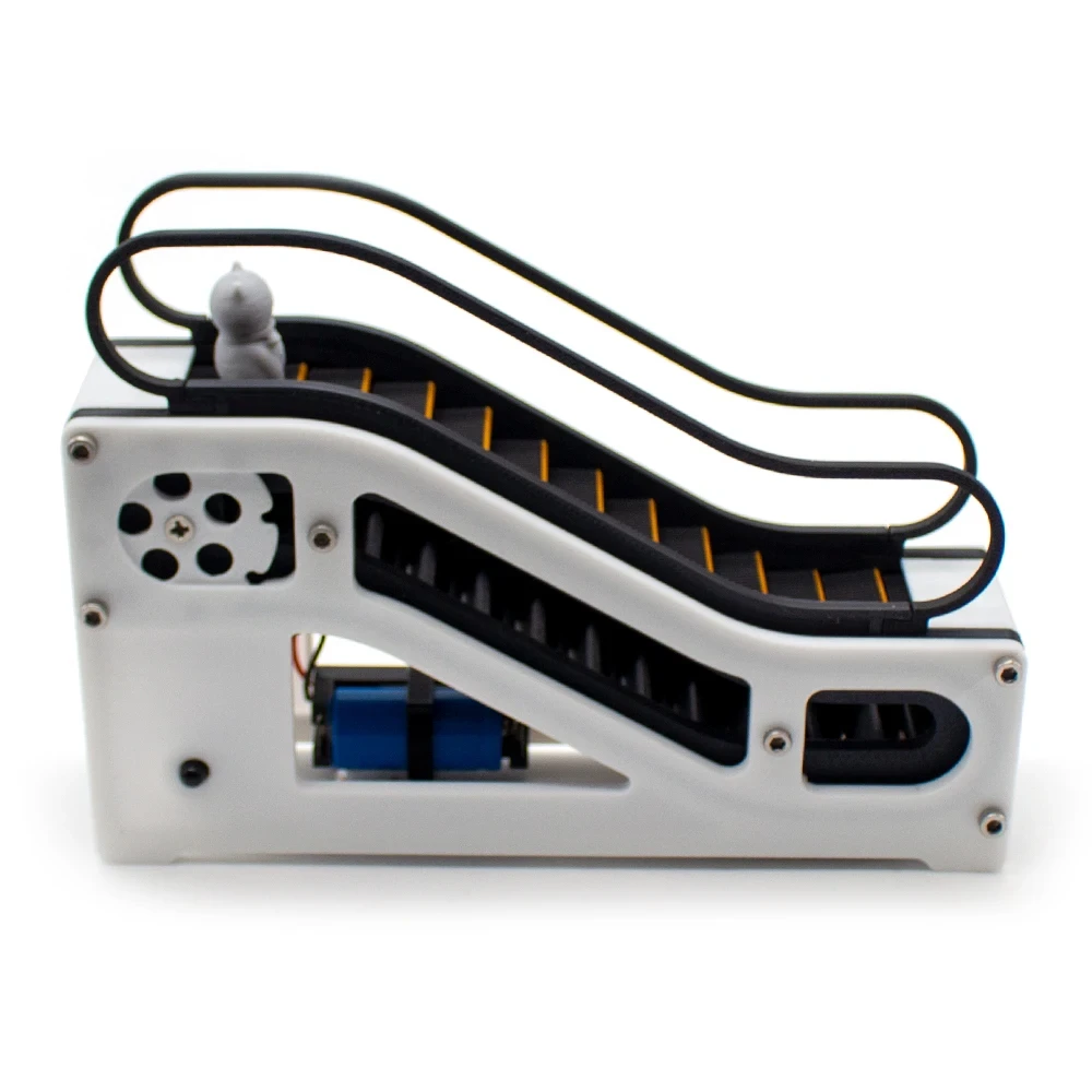 STEM Elementary Education Escalator Model – 3D Printing DIY Electric Device with Wireless Control for Scientific Experiments