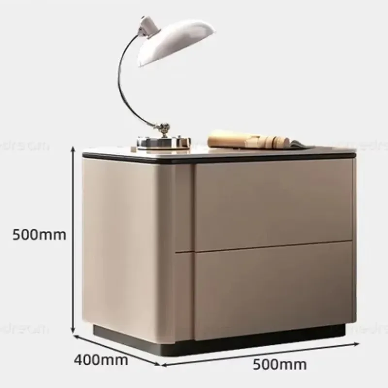 Aesthetic Minimalist Night Table Modern Storage Italian Drawer Bedside Table Luxury Trendy Cajones De Dormitorio Home Furniture