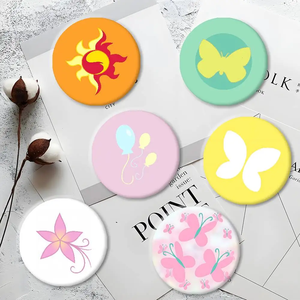 Fluttershy Is Cutie Mark Badges  Tinplate Pins Funny Badge Metal Brooch For Bag Clothes Hat Decor Jewelry Gifts